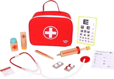 Tooky Toys Kids Medical Set made of Wood for 3+ Years Old