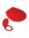 Dimitracas Plastic Toilet Seat Red Astra 44cm