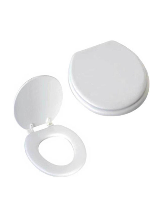 Dimitracas Μαλακό Toilettenbrille Soft-Close Kunststoff 43x36.5cm Weiß