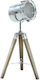 Inart Decorative Lamp with Socket for Bulb E14 Brown