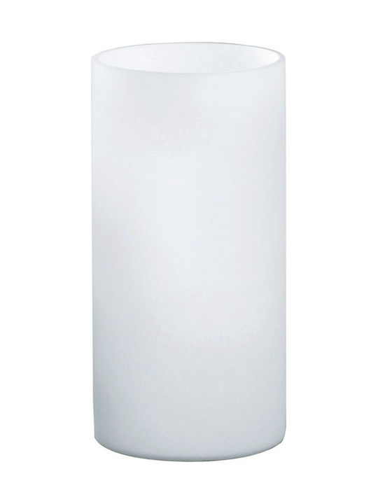 Eglo Glass Table Lamp for Socket E14 with White Base