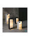 Faro Barcelona Metal Table Lamp for Socket E27 with White Shade and Base