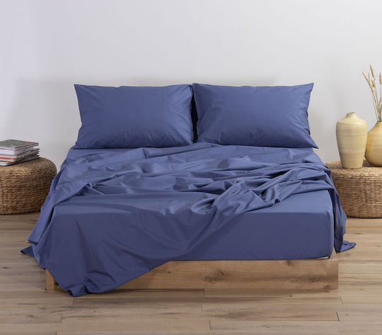 Nef-Nef Homeware Super dublu 240x270cm Basic Indigo Nef-Nef Homeware Super dublu 240x270cm Basic Indigo
