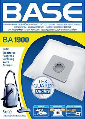 BASE BA1900 Saci de Aspirator 5buc Compatibil cu Aspirator AEG / Electrolux / Samsung / Zanussi