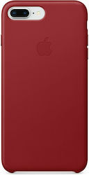 Apple Leather Case Coperta din spate Piele Roșu (iPhone 8/7 Plus) MQHN2ZM/A