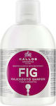 Kallos Fig Booster Shampoos Wiederaufbau/Ernährung für Alle Haartypen 1x1000ml