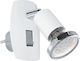 Eglo Mini Single Spot with Socket GU10 in White Color