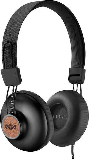 The House Of Marley Positive Vibration 2.0 Wired On Ear Headphones with Radio Black