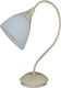 Home Lighting Kup Metal Lampă de masă pentru Soclu E14 cu Abajur Alb și Bază Bej