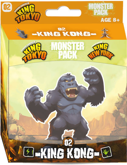 Game Expansion King of Tokyo Monster Pack King Kong for 2-6 Players 12+ Years Old 51421 (EN) Iello