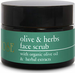 Yellow Rose Olive & Herbs Face Scrub 50ml