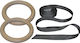 AMILA 84762 Gymnastics Rings with Diameter 23.5cm