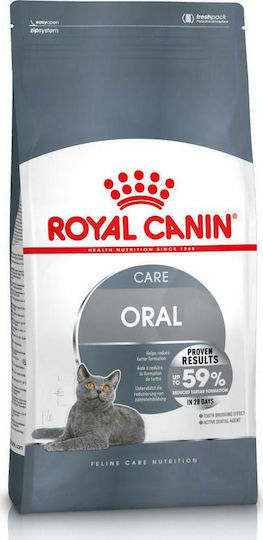Royal Canin Oral Care Ξηρά Τροφή για Ενήλικες Γάτες με Πουλερικά / Ρύζι 0.4kg