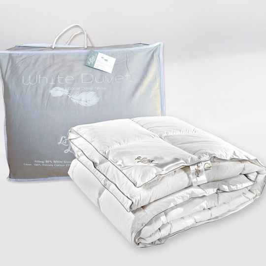 La Luna Πάπλωμα Υπέρδιπλο Πουπουλένιο 240x260εκ. Duvet 80/20 White 10.5 togs