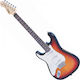 Vintage V6 ReIssued Electric Guitar for Left-handed Stratocaster with SSS Pickup Configuration Sunset Sunburst