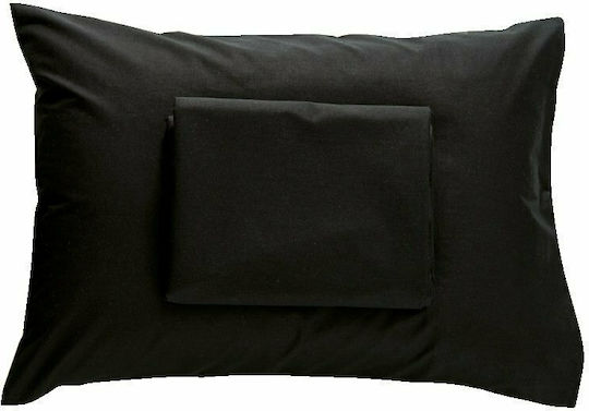 SB Home Чаршаф Единично 170x260см. Delos Черно