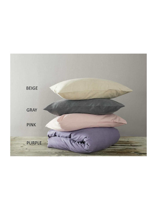 Nima Sheet Super-Double 240x260cm. Franela Cotton Purple