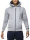 Cardigan With Gray Hood