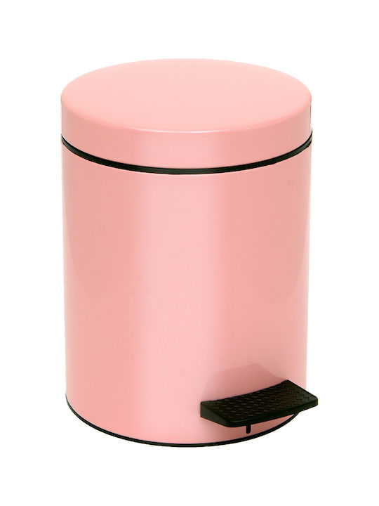 Pam & Co Metallic Toilet Bin with Soft Close Li...