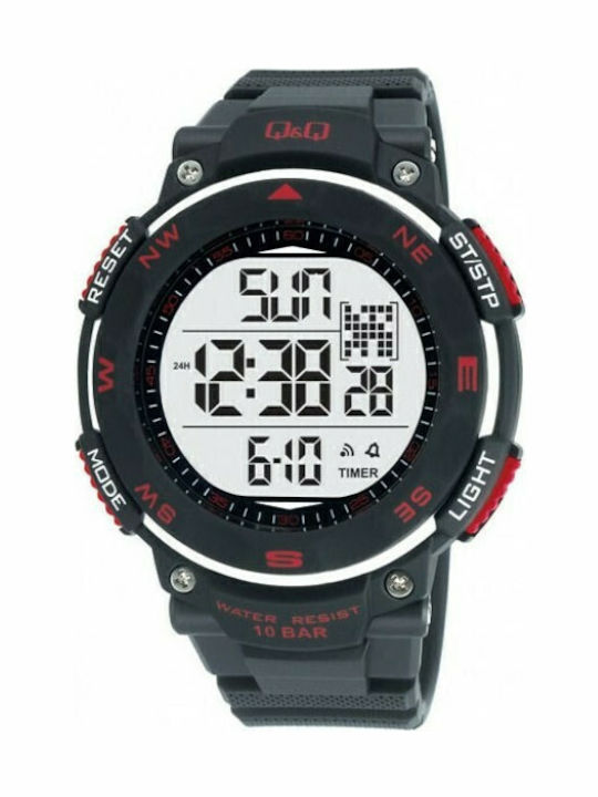 Q&Q Digital Men's Watch 50.6mm Battery with Bla...