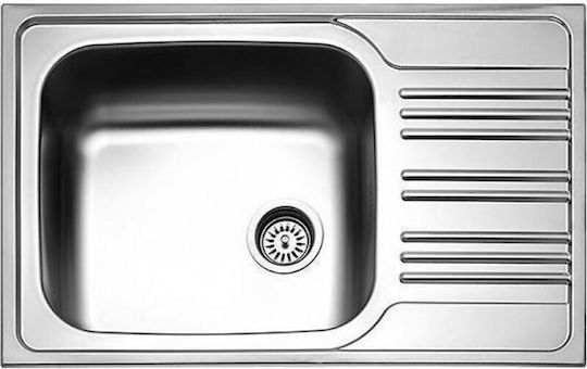 Maidtec Inset 1B 1D Drop-In Inox Μ78xΠ50cm Silber Maidtec Inset 1B 1D Drop-In Inox Μ78xΠ50cm Silber