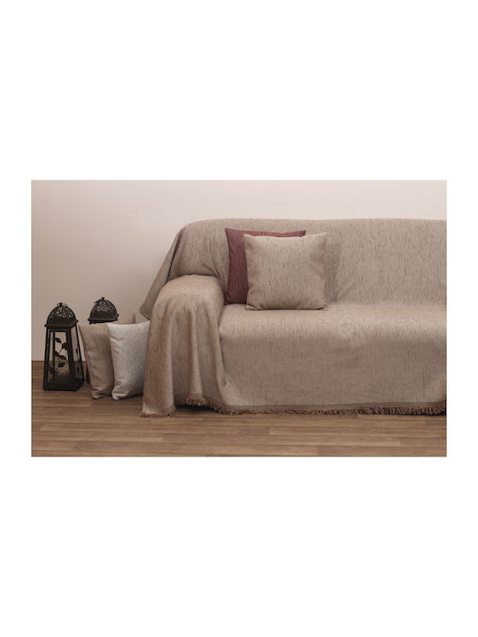 Viopros Armchair Throw 2100 280x180cm Beige 632023