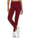 Women's Long Training Legging Burgundy