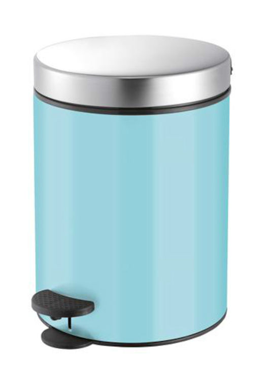 Sanco A3-105 Metallic Toilet Bin 5lt Chrome/Ciel