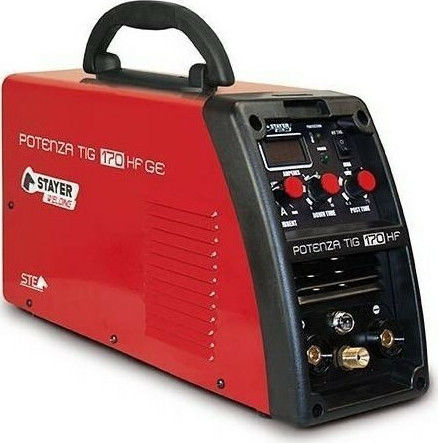 Stayer Potenza TIG 170 HF Ηλεκτροκόλληση TIG με Μέγιστο Ρεύμα Συγκόλλησης 170A και Κύκλο Εργασίας 60%