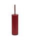 Pam & Co Metallic Toilet Brush Red