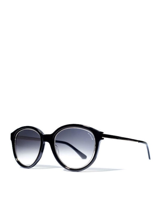Bob Sdrunk Malibu 01 Black / Silver Damen Sonnenbrille mit Schwarz Kunststoff Gestell und Schwarz Verlaufsfarbe Linse