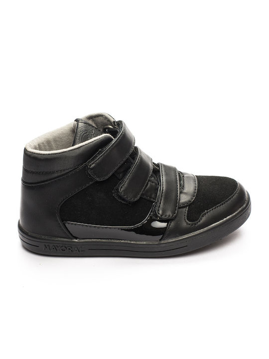 Mayoral Kids Sneakers High with Scratch Black