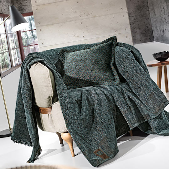 Guy Laroche Three-Seater Sofa Throw 2 Sides Balance 170x300cm Anthracite