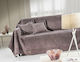 Guy Laroche Balance Ριχτάρι Πολυθρόνας Δύο 'Οψεων Chenille 150x170εκ. Lilac 1133030217084