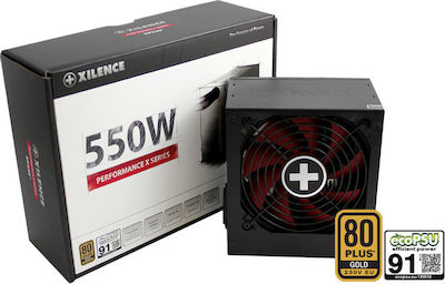 Xilence Performance X Series 550W Black Computer Power Supply Full Wired 80 Plus Gold