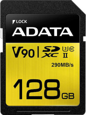 Adata Premier One SDXC 128GB Clasa 10 U3 V90 UHS-II