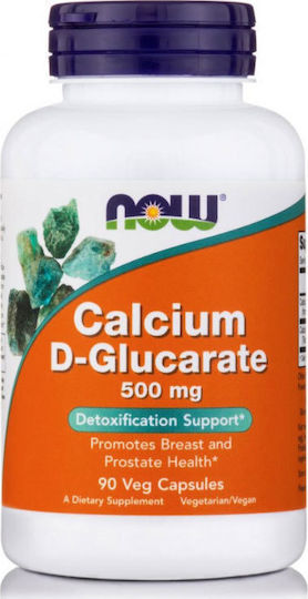 Now Foods Calcium D-Glucarate 500мг 90 вегетариански капсули