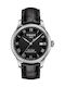 Tissot Le Locle Powermatic 80 Herrenuhr 39mm Automatisch mit Schwarz Lederarmband