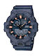 Casio G-Shock Uhr Chronograph Batterie mit Blau Kautschukarmband