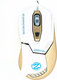 Zornwee Z1 Gaming Gaming Maus White Gold