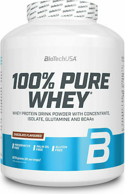 Biotech USA 100% Pure Whey Whey Protein Gluten Free with Flavor Chocolate 2.27kg