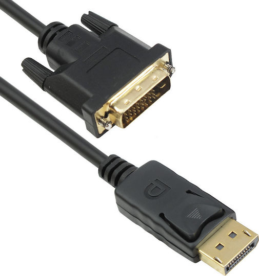Cable DVI-D male - DisplayPort male 3m (18277)