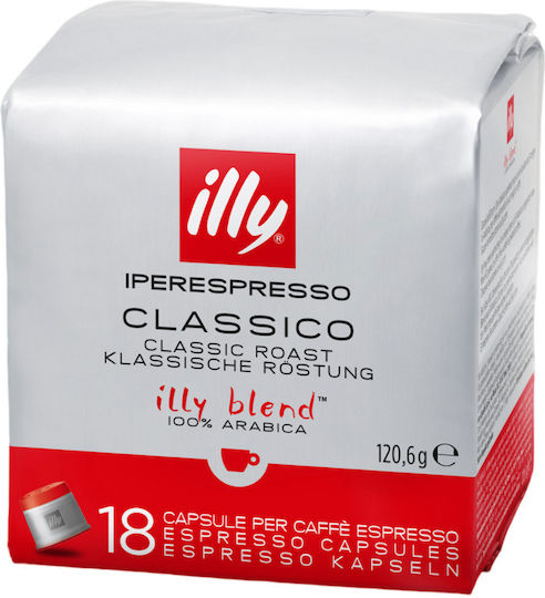 Illy Капсули Еспресо Classico (Normale) Съвместими с машина Iperespresso 108капси