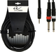 Alpha Audio Cable 2 x 6.3mm male - 3.5mm male 1.5m (190.120)