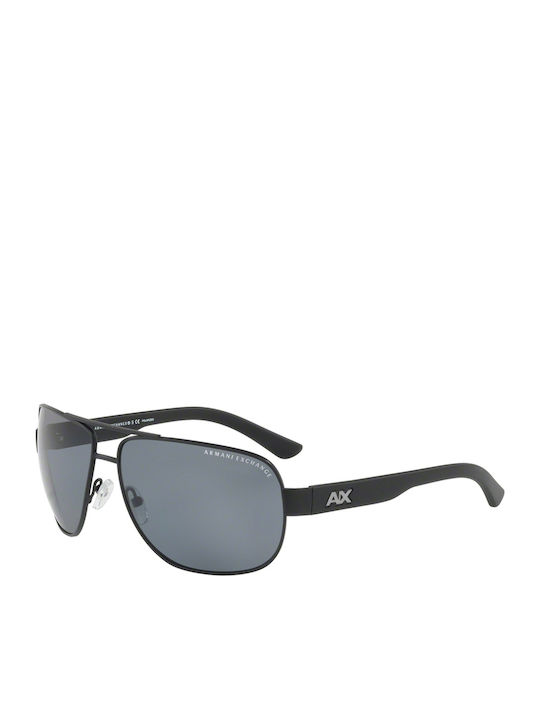 Armani Exchange Мъжки Слънчеви Очила с Черна Ра...