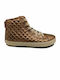 J Kalispera Kinder Sneakers Hoch Anatomisch Gold