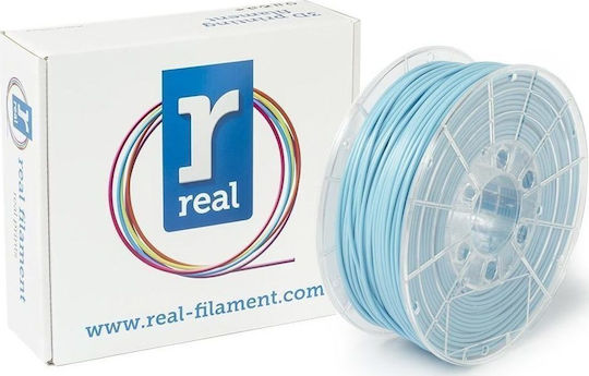 Real Filament PLA 3D Drucker Filament 2,85mm Hellblau 1kg 1Stück (Spule)