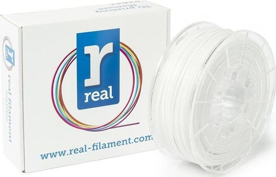 Real Filament PETG 3D Printer Filament 1.75mm White 1kg 1pc Spool