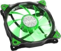 Akasa Vegas Green Case Fan 120mm with Green Lighting and Connection 3-Pin 1pcs