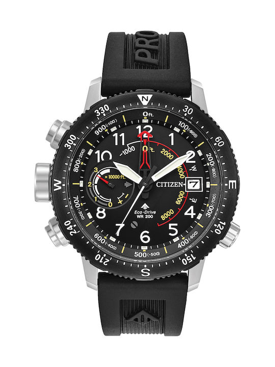 Citizen Promaster Land Altichron Ρολόι Eco - Drive με Καουτσούκ Λουράκι Citizen Promaster Land Altichron Ρολόι Eco - Drive με Καουτσούκ Λουράκι